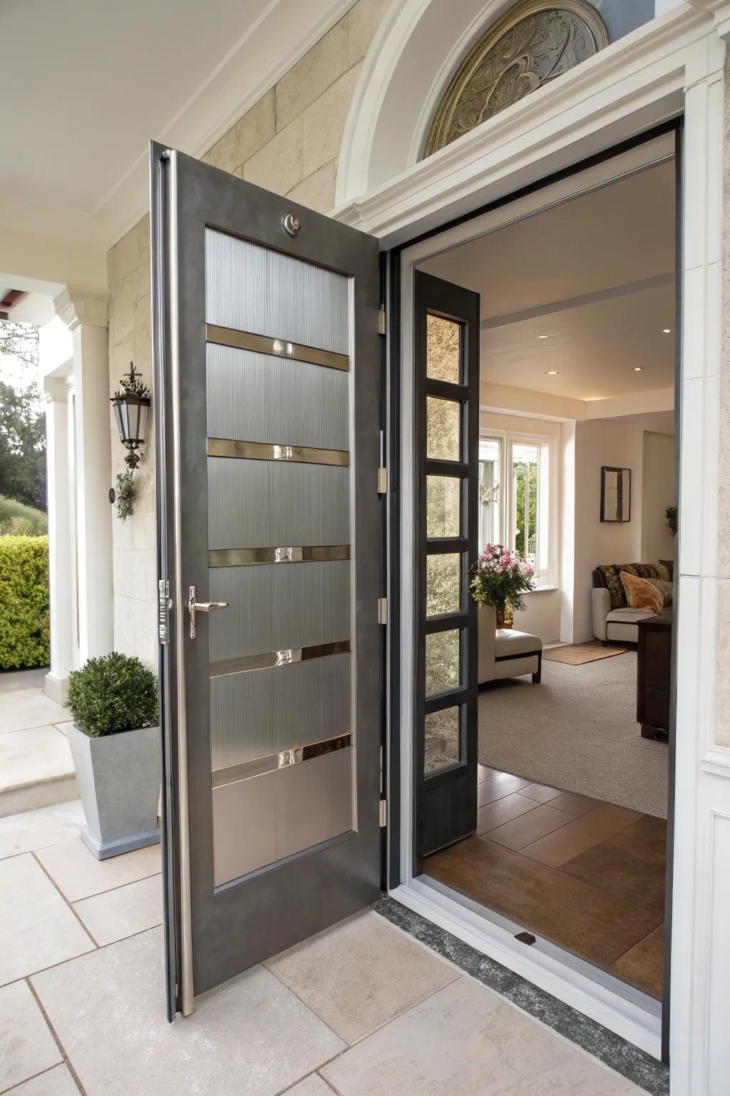 Opulent charm with gleaming highlight panels.