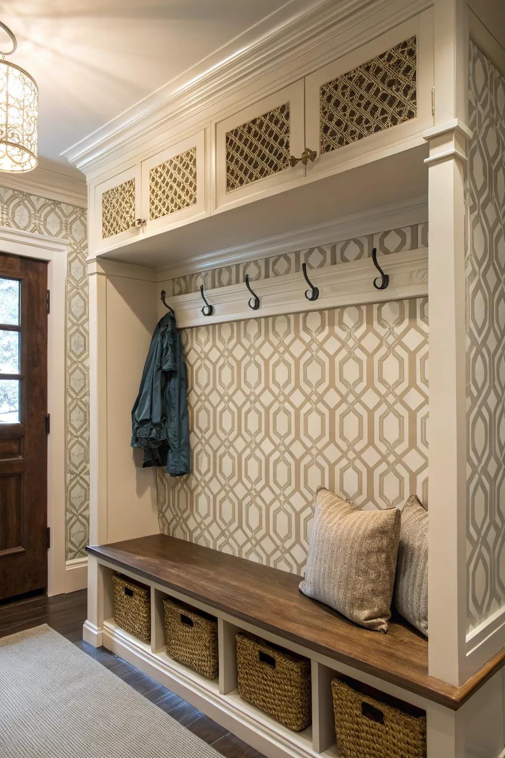 Ornamental features raise the visual appeal of arrival hubs.