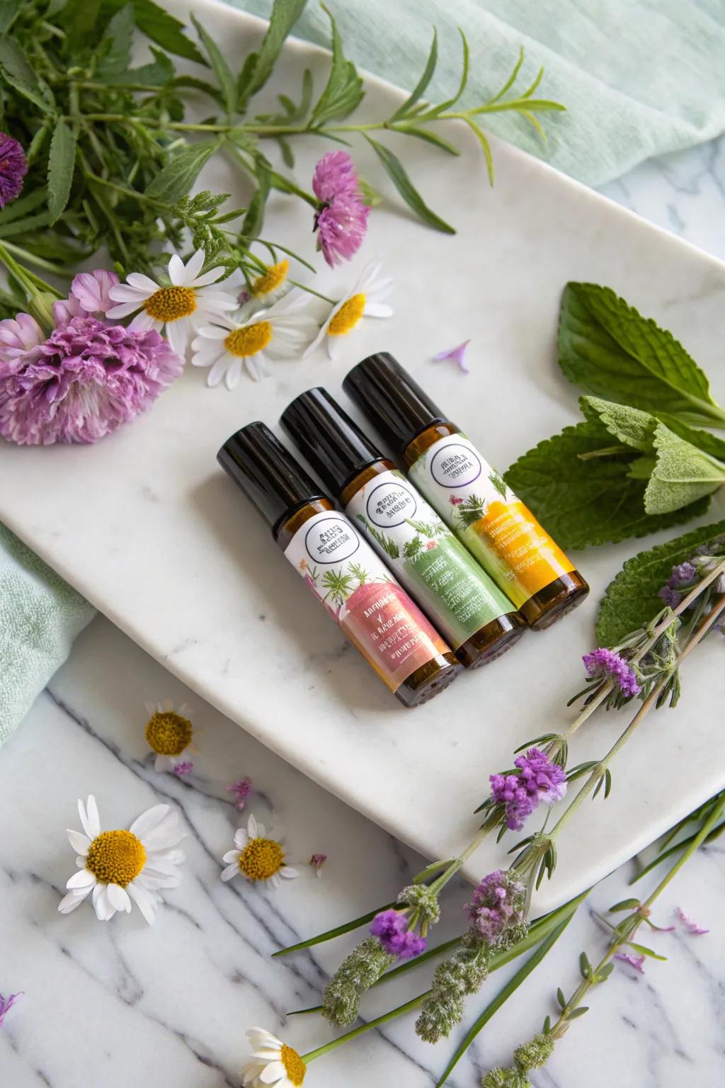 Find balance and tranquility with these portable aromatic oils.