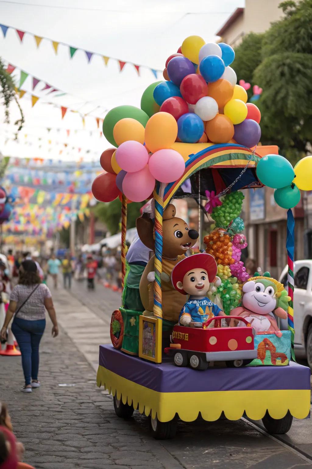 Characters adding a playful charm.