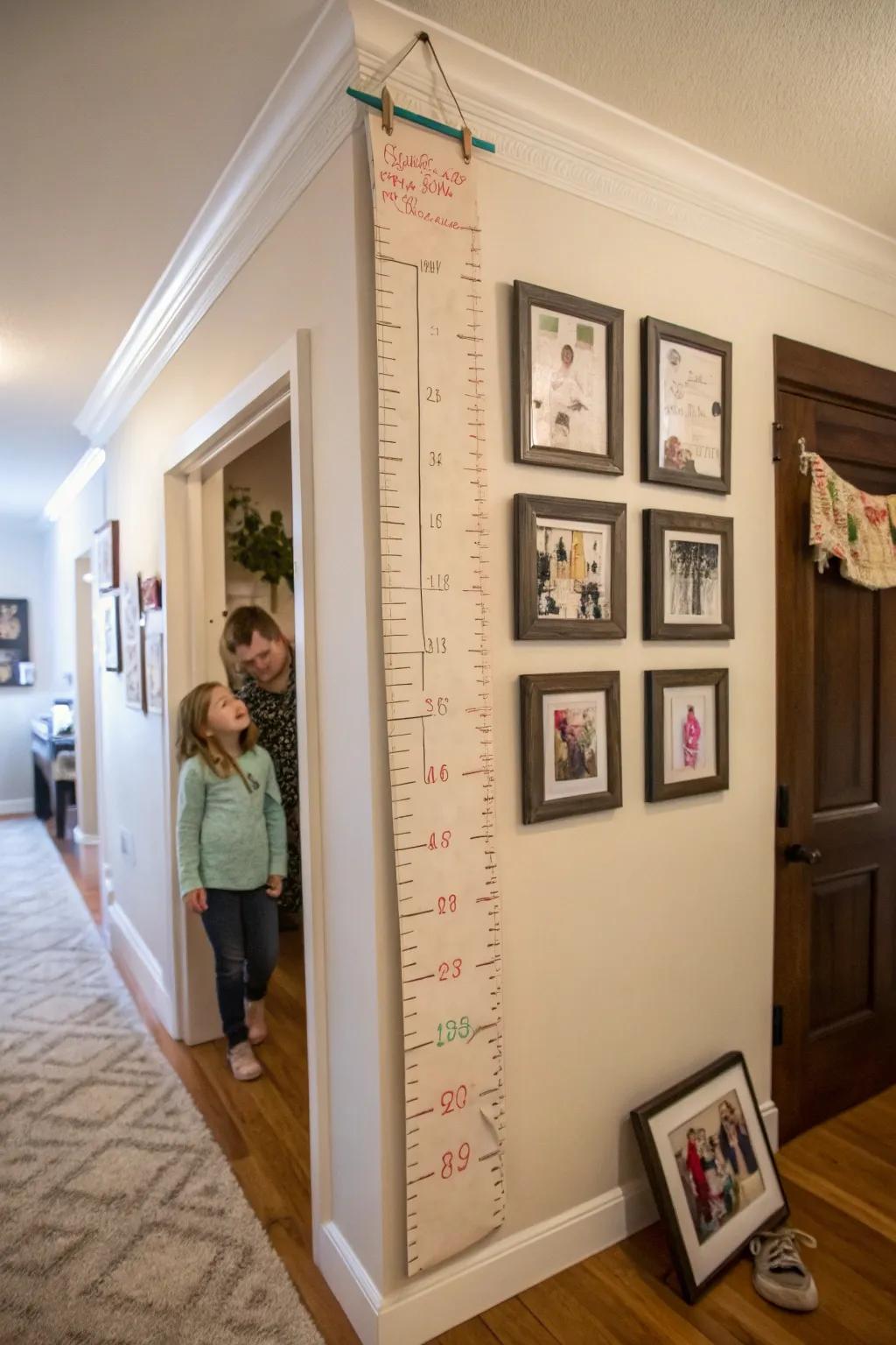 A beautiful method to track growth and create memories.
