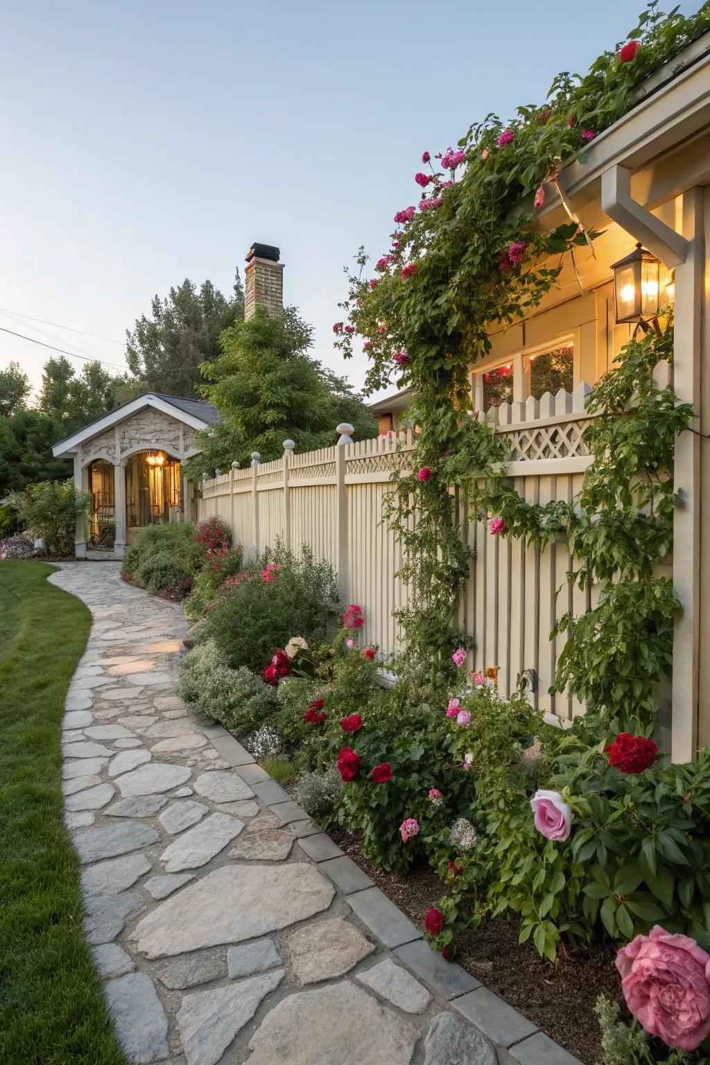 Decorative embellishments infuse personality into your barrier.