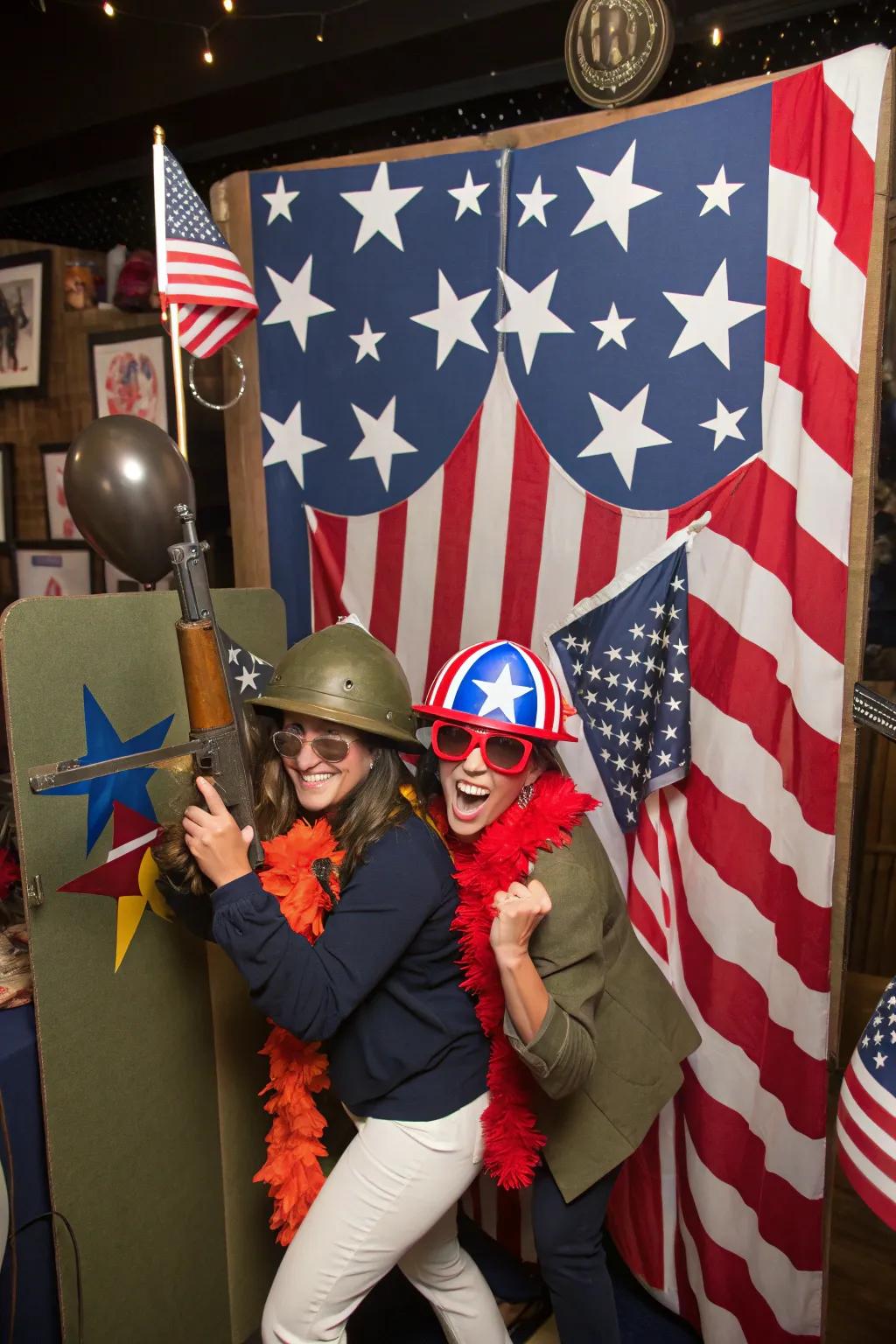 Immortalize moments with a themed photo corner.