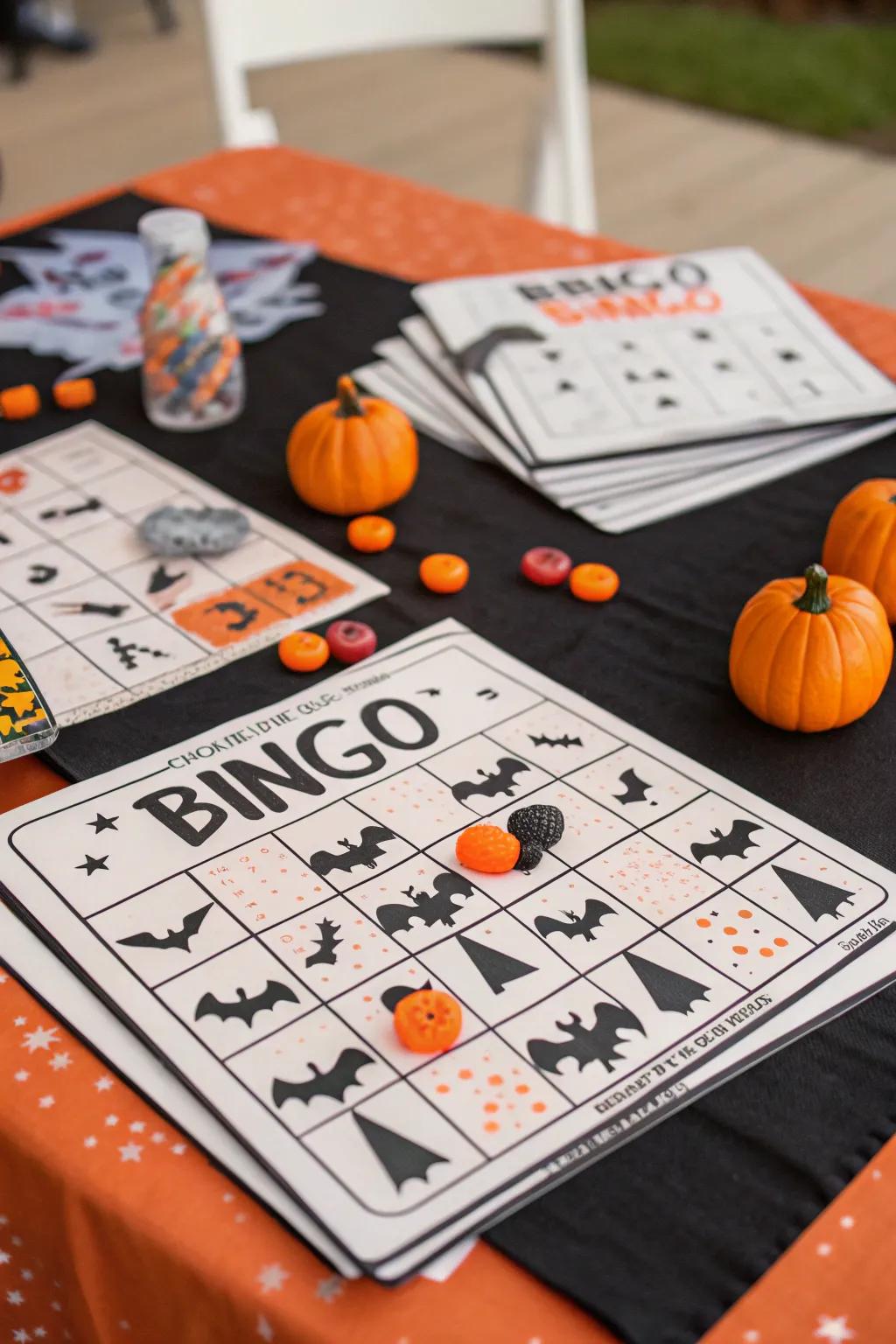 Halloween baby bingo blends present unwrapping with a delight-filled game.