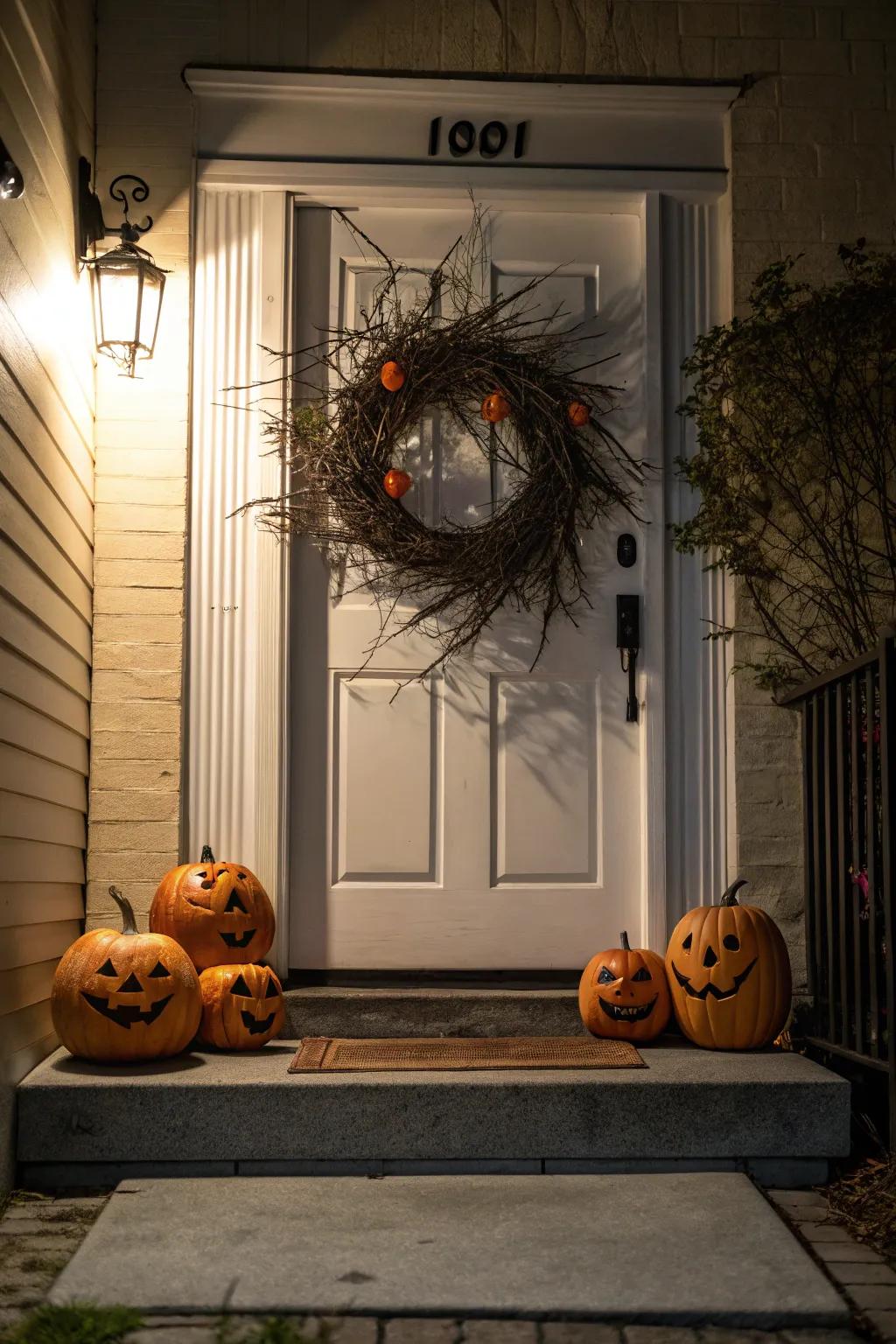 An All Hallows’ Eve coronal sets the stage for your sinister portal.