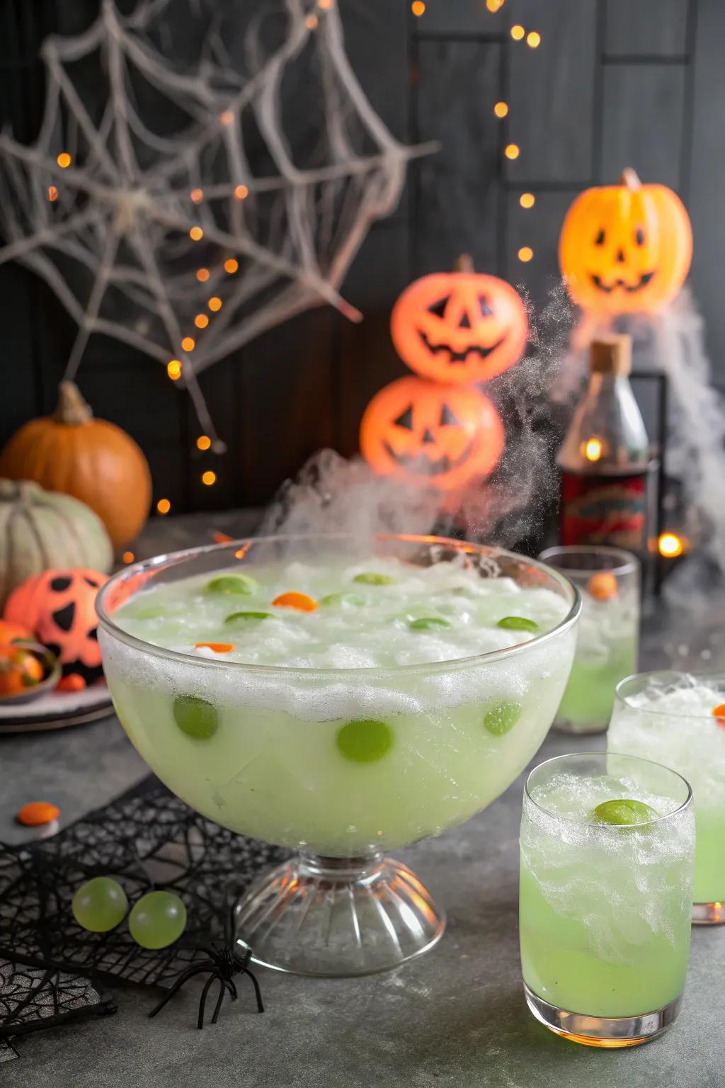 An enjoyable and vibrant Eerie Cream Punch, an instant favorite for everyone.