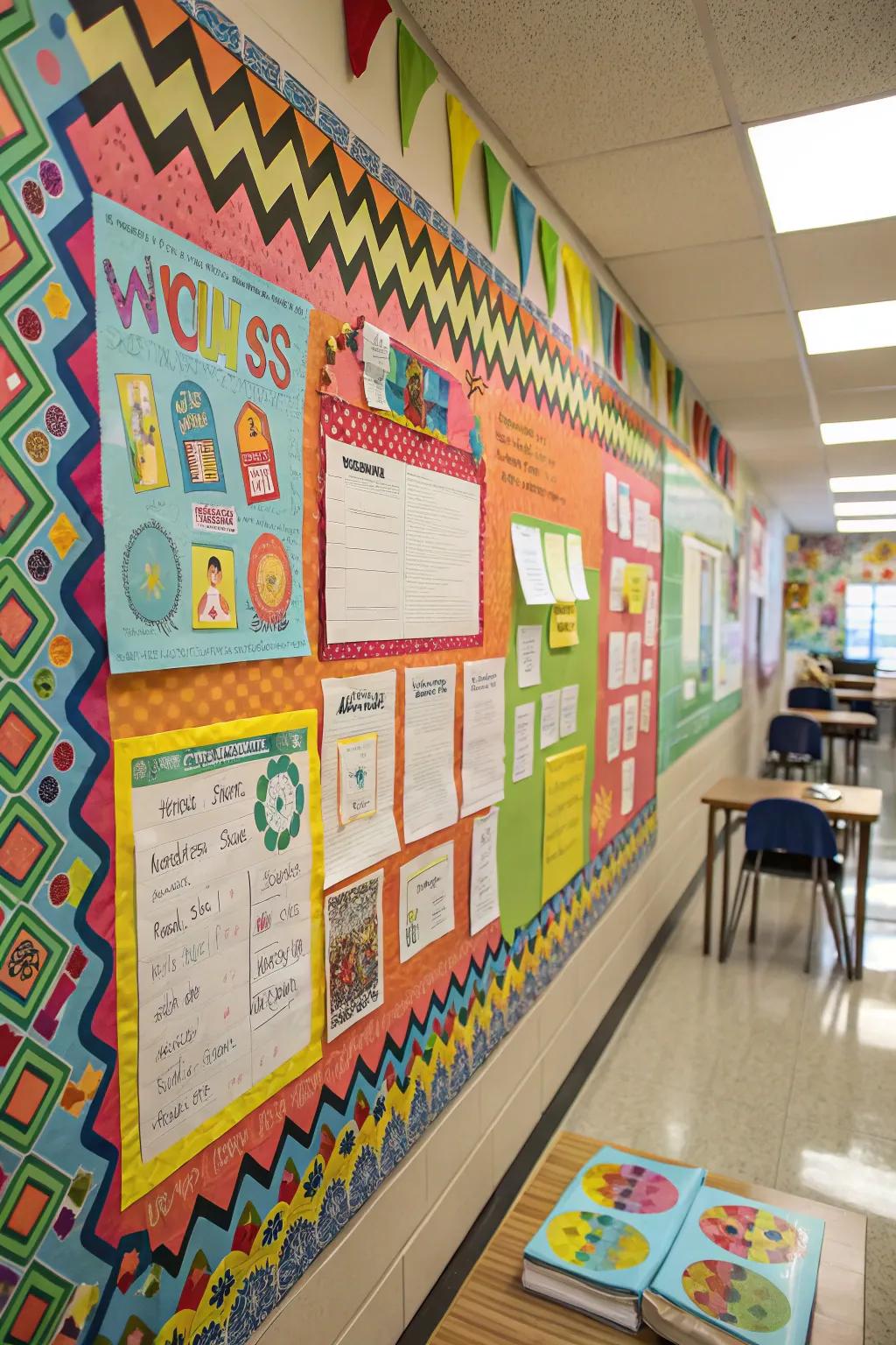 Vibrant designs that captivate and engage the students.