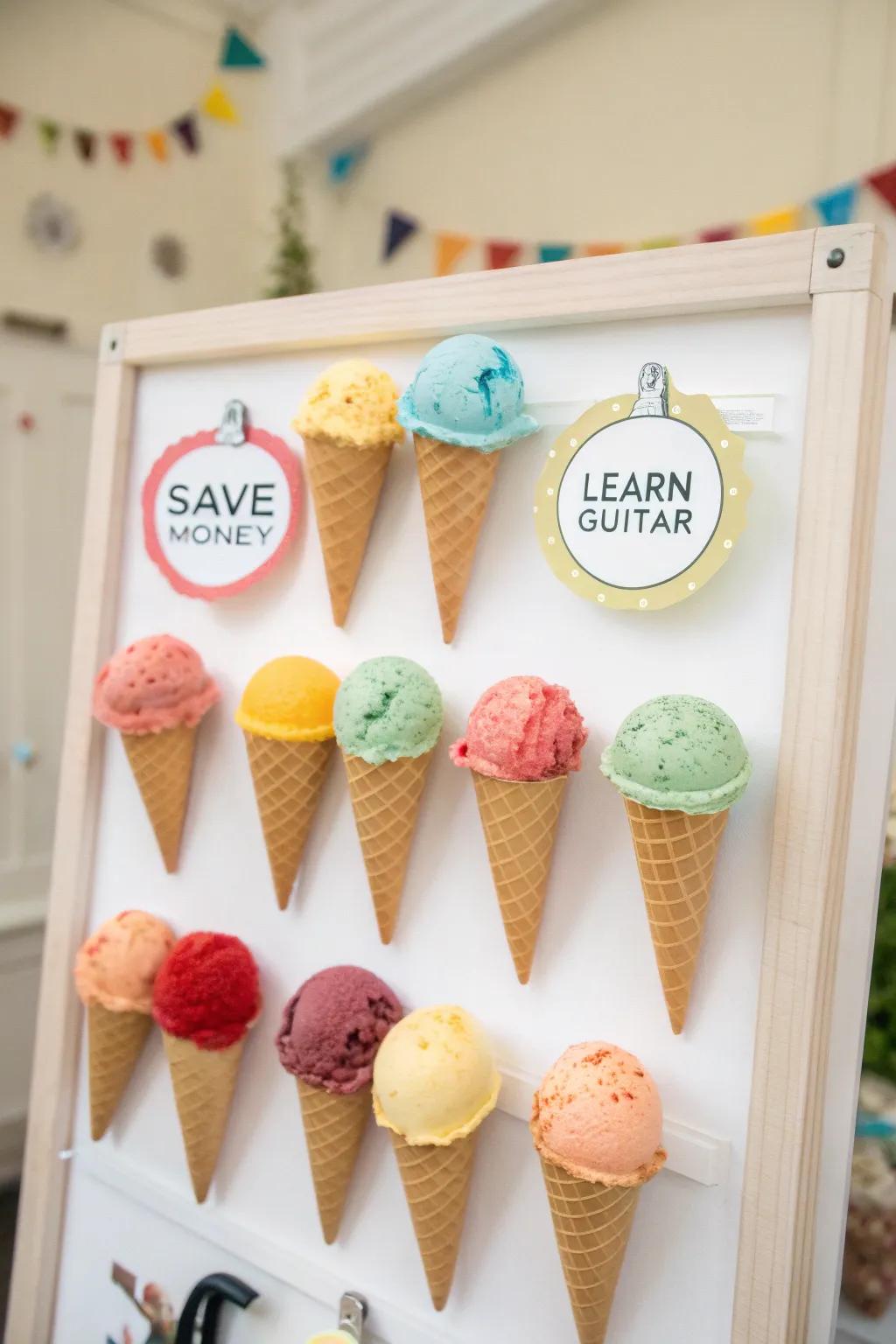 Inspire advancement with summer ambition frozen treats.