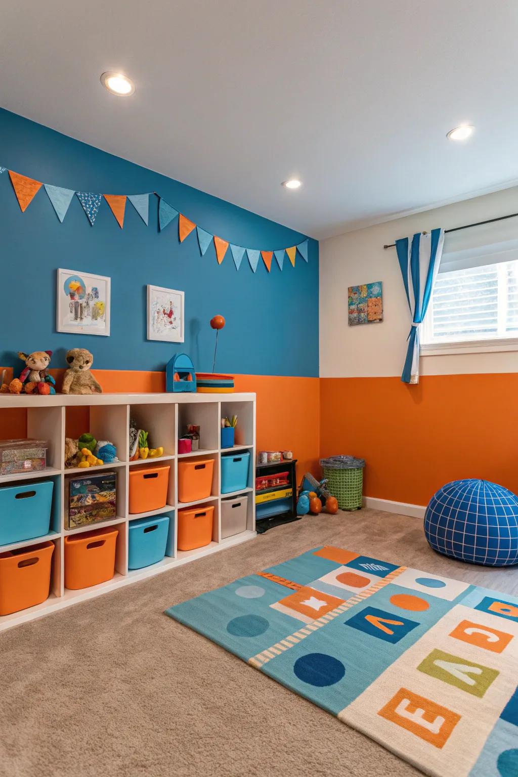 Harmonious hues add vibrant energy to the setting.