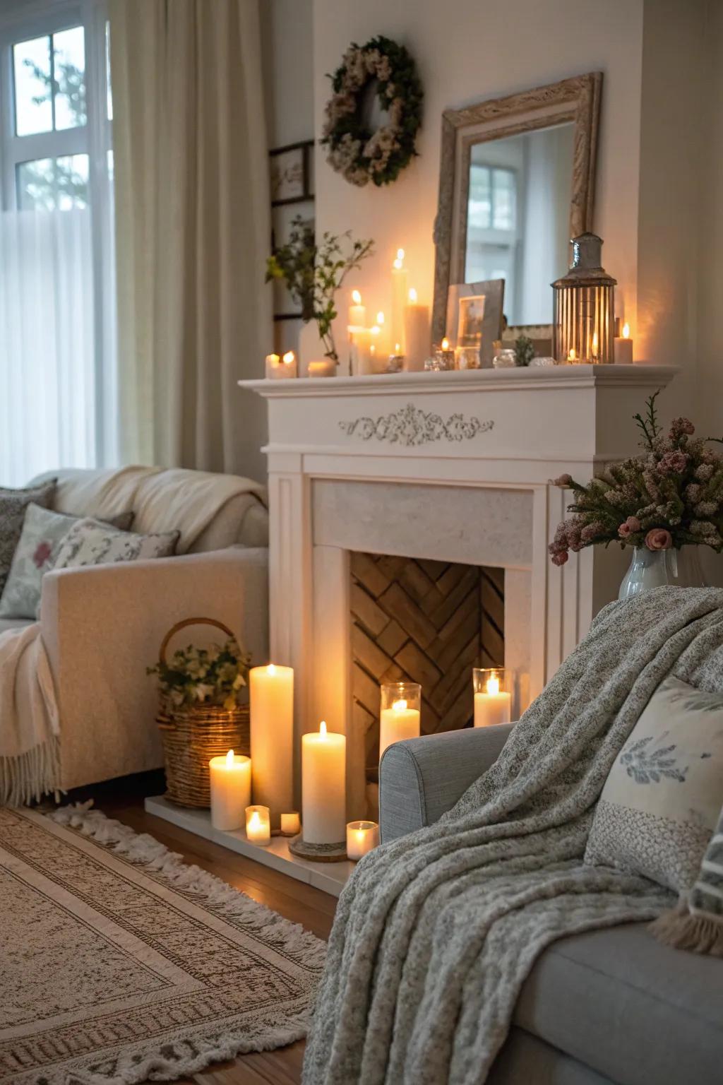 Flame-free candles furnish a secure and snug radiance, superlative for a laid-back ambiance.