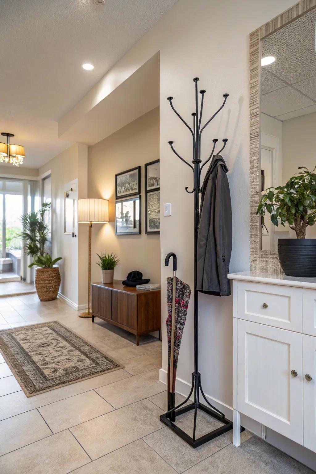 A lobby blending style with usability
