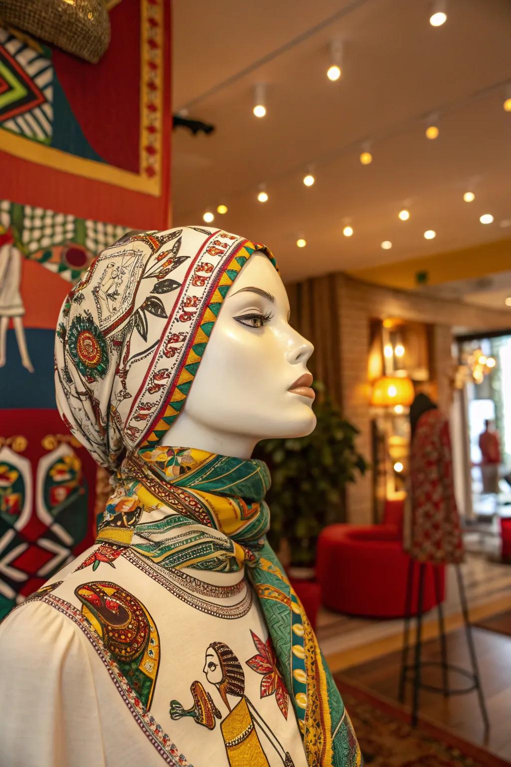 Cultural motifs enhance decor with a rich diversity.