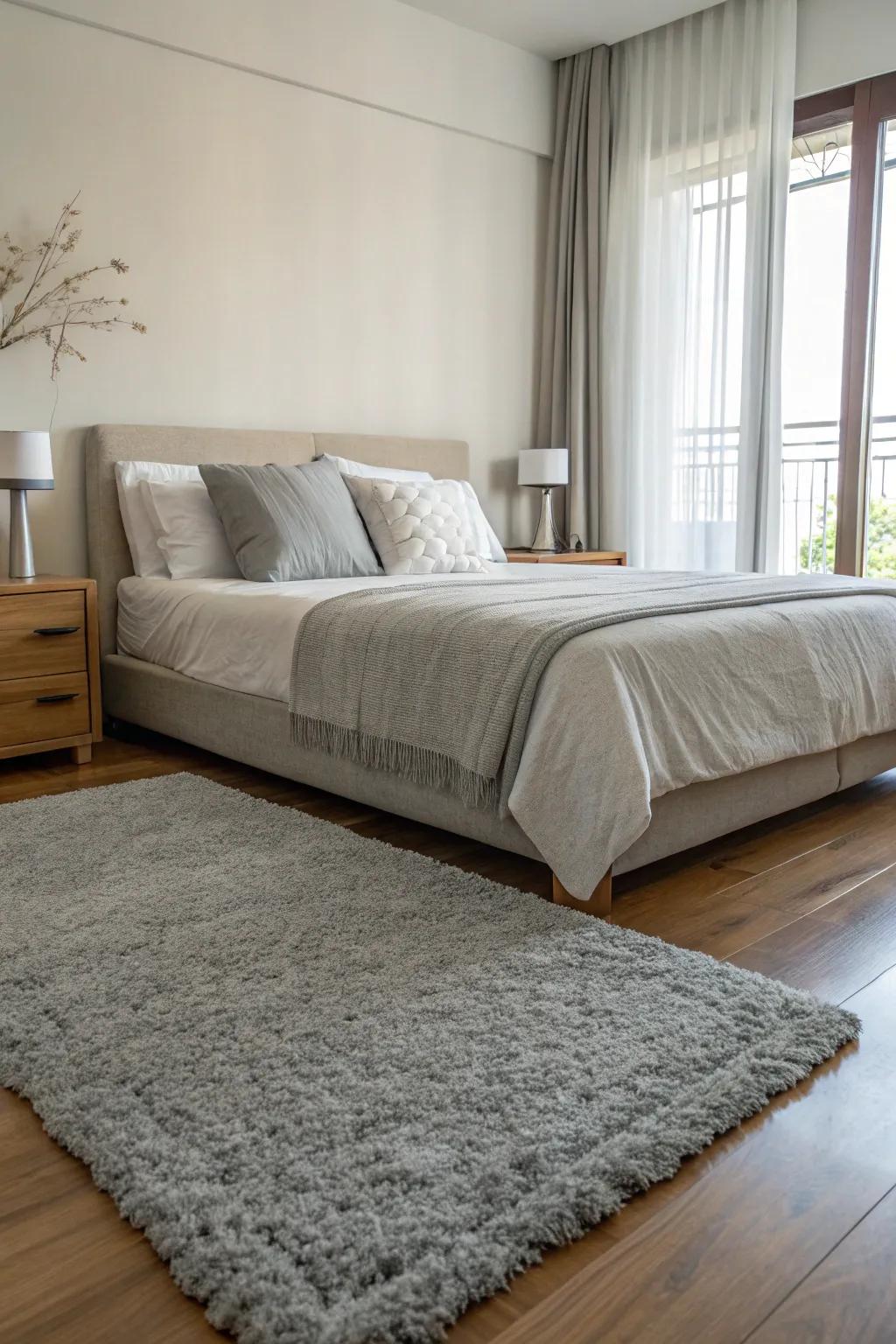 A room's overall beauty is enhanced by balanced decor.