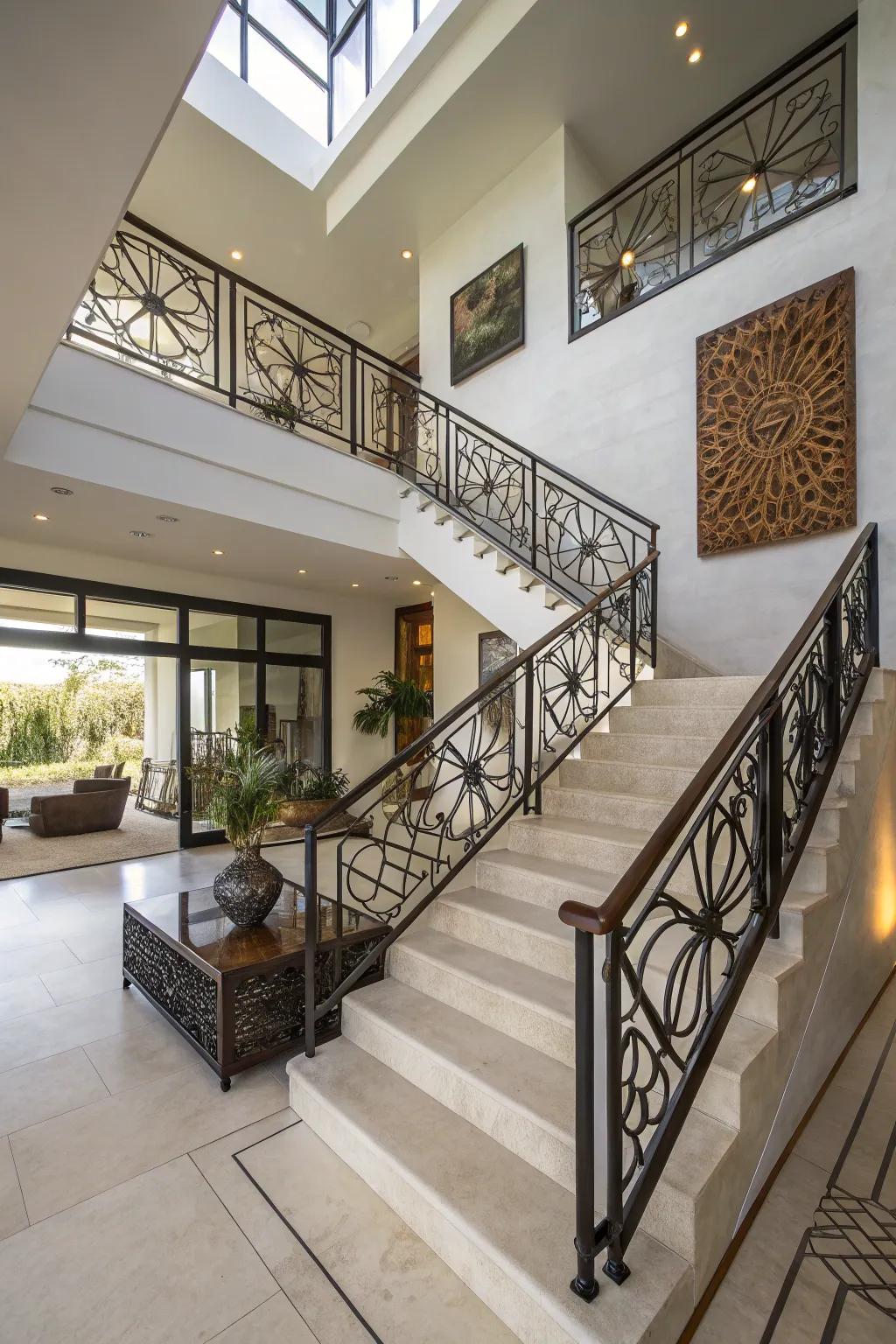 Artistic borders making a bold statement.