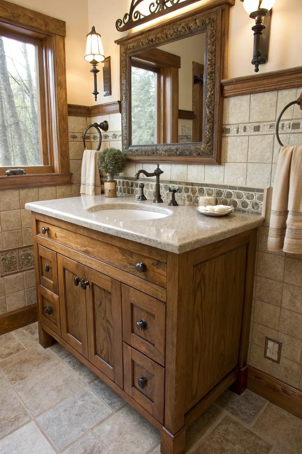 Natural components radiating timeless appeal.