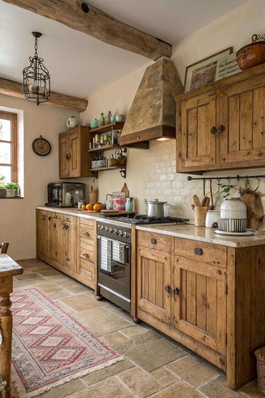 Reclaimed timber delivers distinctive individuality and sustainability.