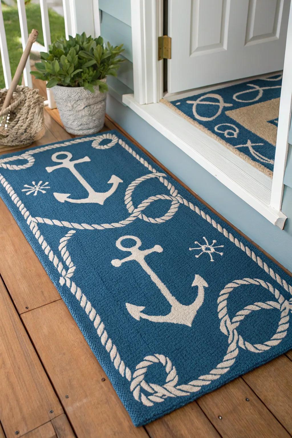 Seafaring carpets carry the essence of the sea into your home.