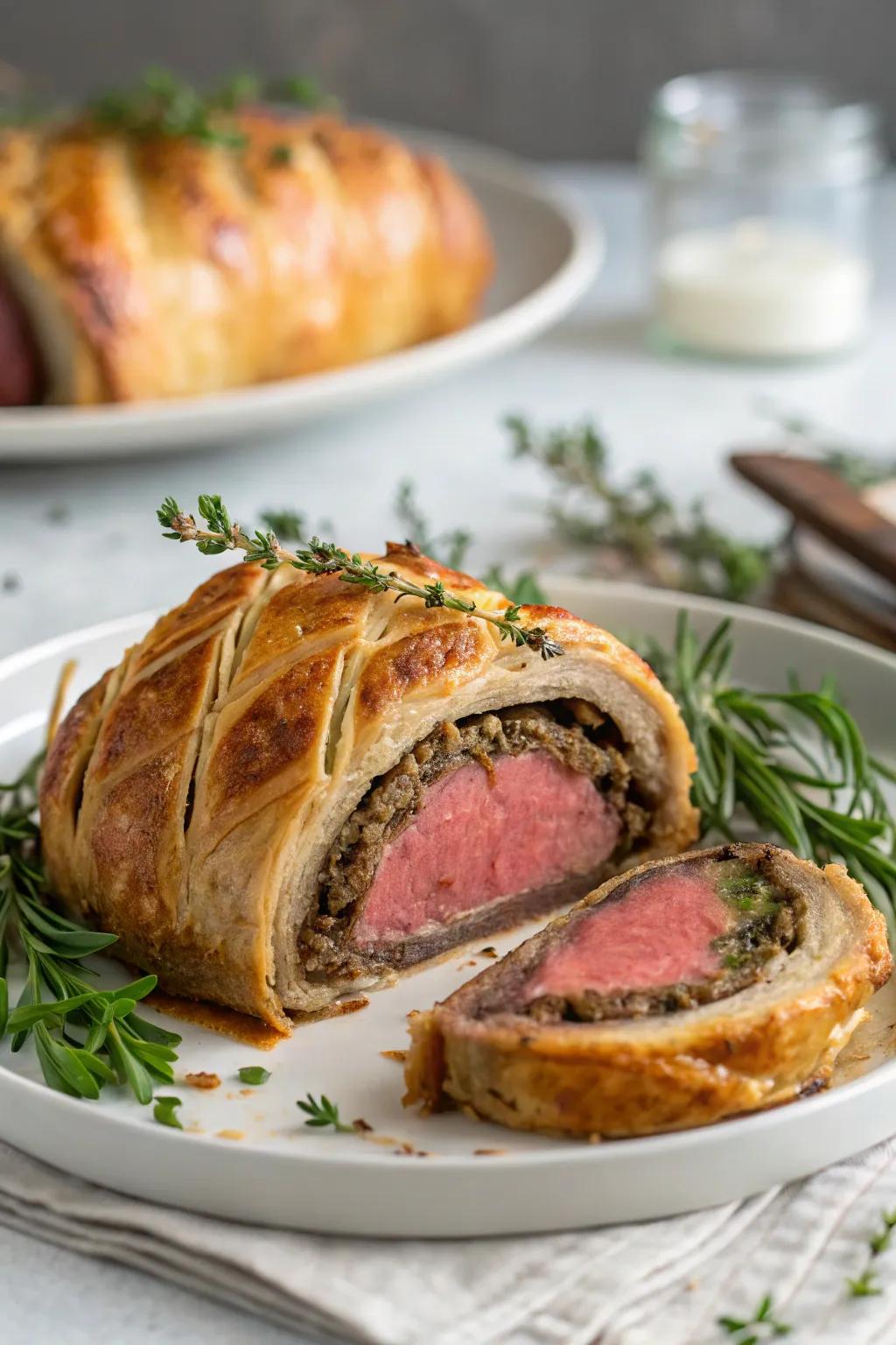 Spectacular Meat Pastry Creation makes an unforgettable main dish.