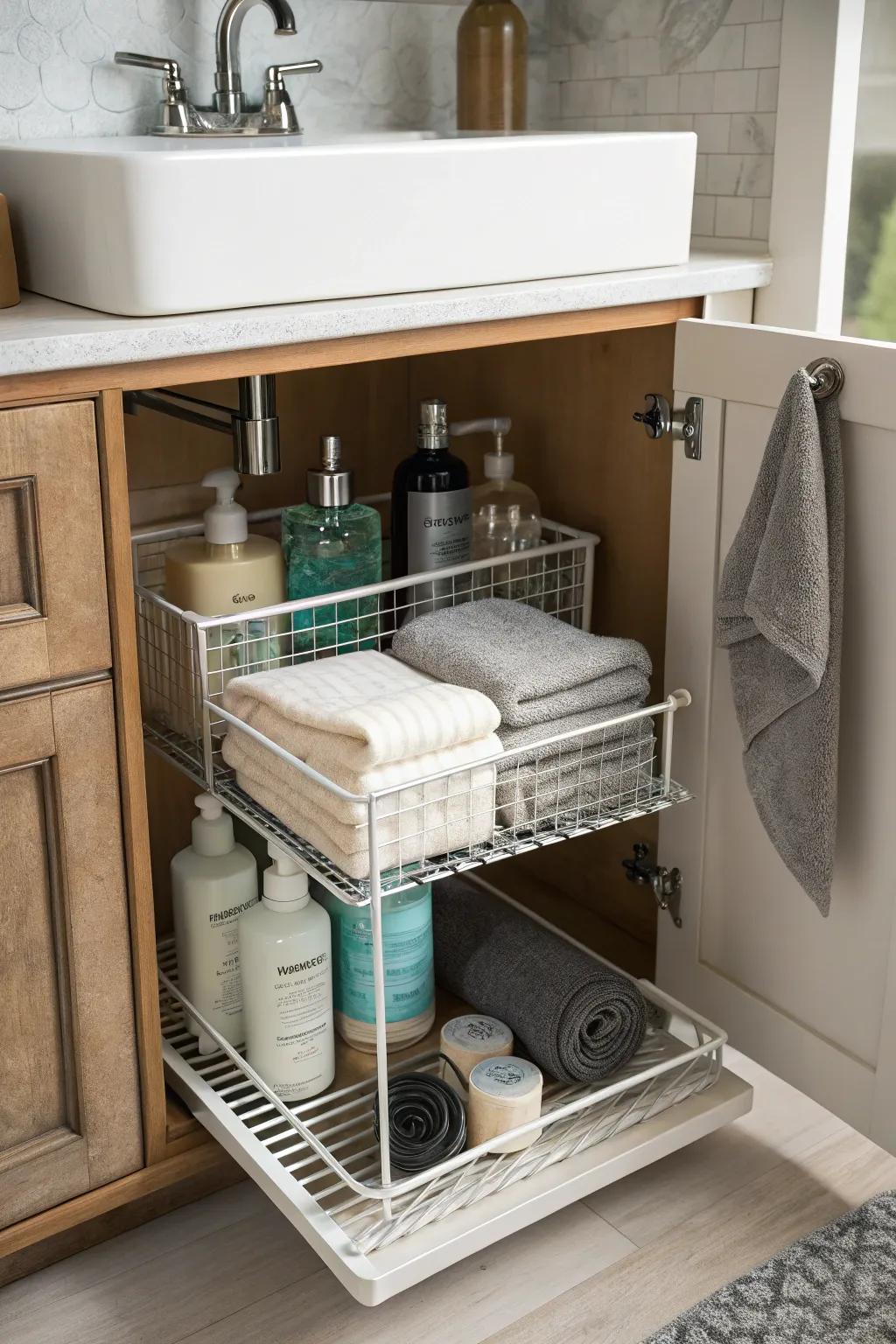 Breathable storing options that adjust simply are offered by wire shelves.