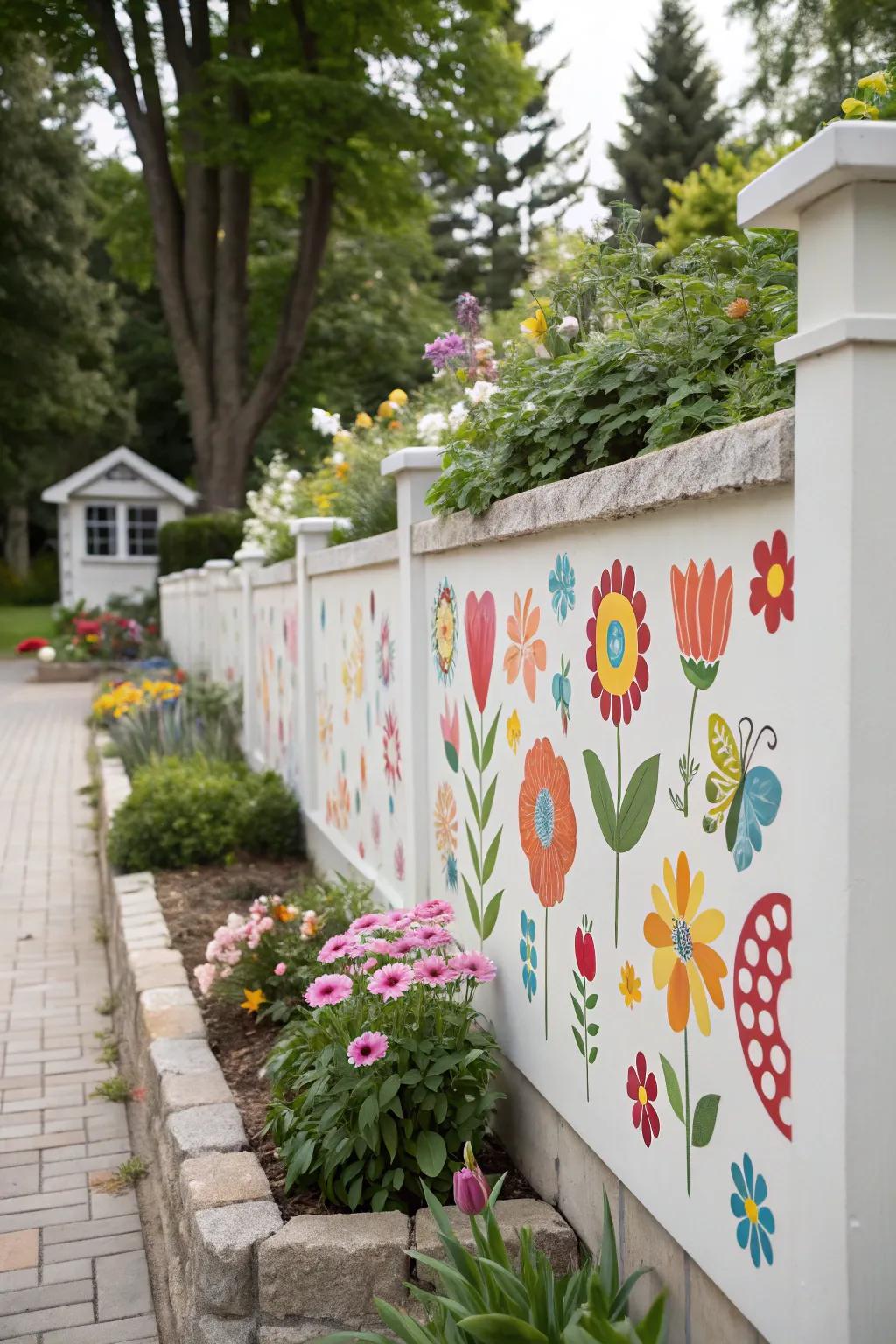 Wall clings add transient and playful flair.
