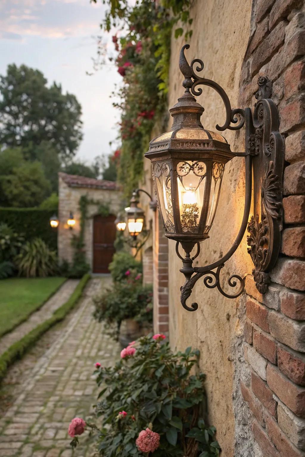 Infuse timeless elegance with vintage-style lighting.