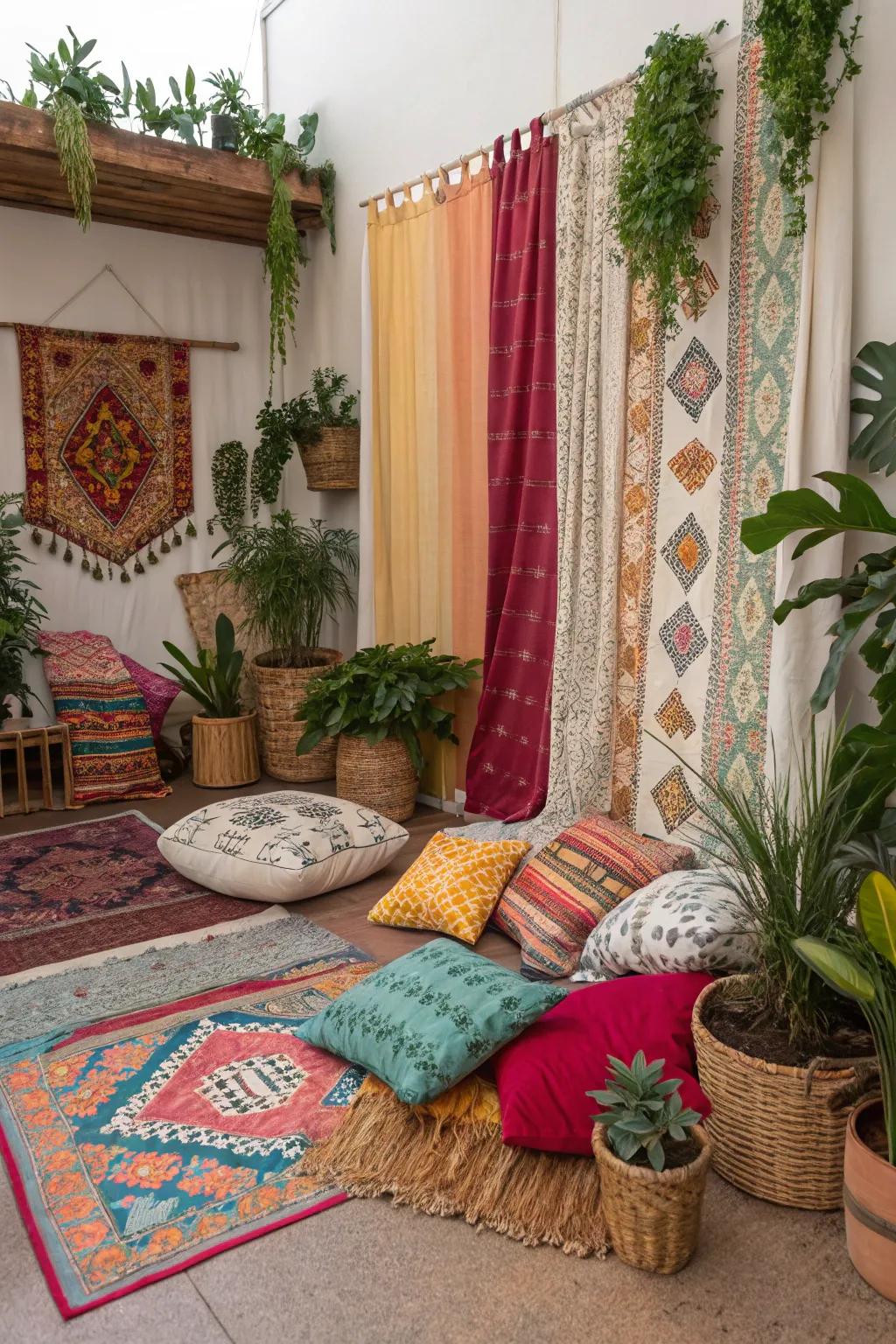 Mix styles freely for a vibrant, eclectic look.