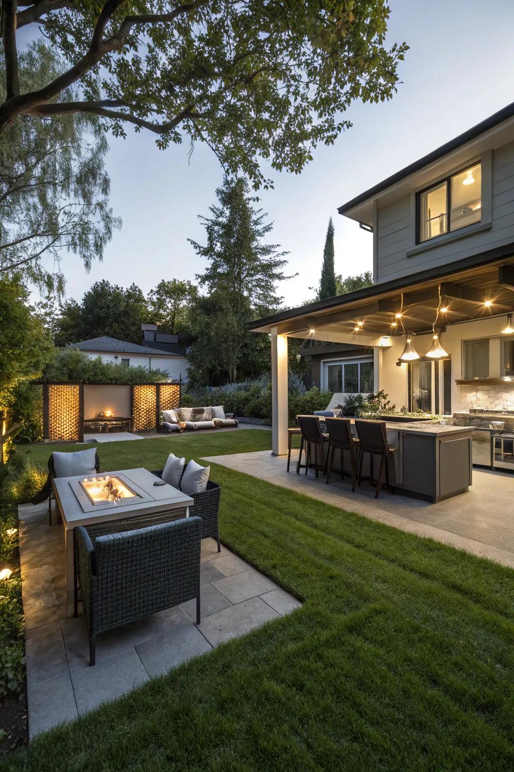 A backyard that&rsquo;s begging for you to come hang out and relax.