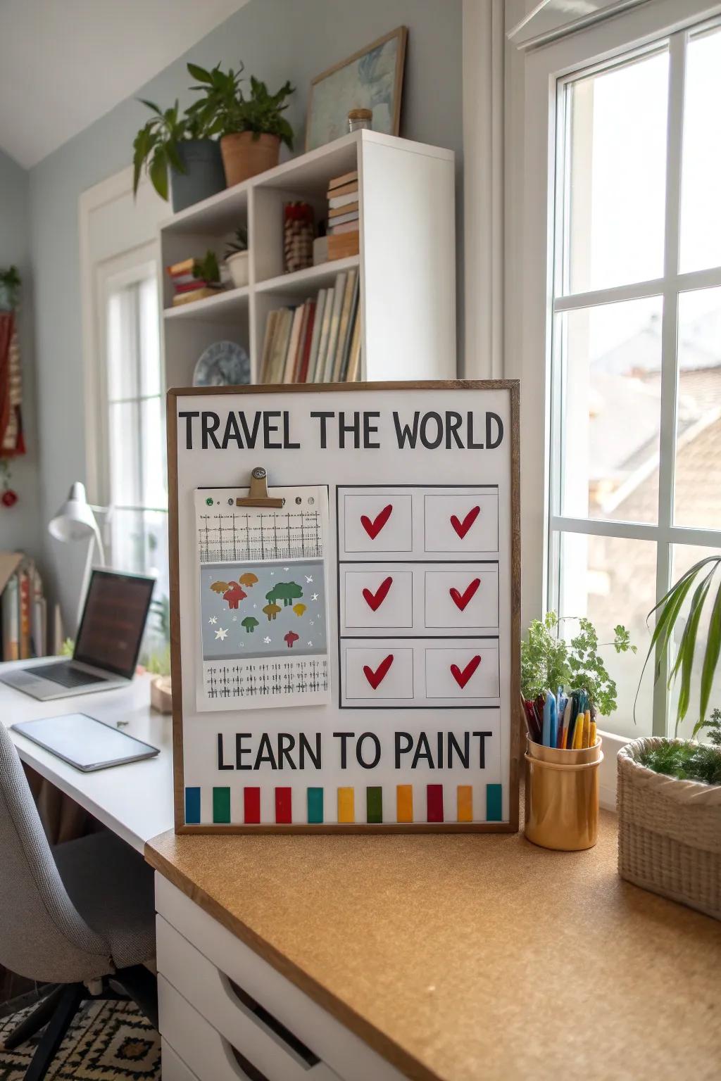 Gameplan displays add a playful touch to decor.