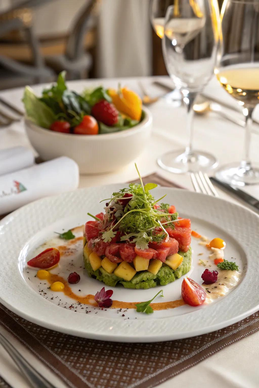 Elevate your meal with expert presentation and detailed care.