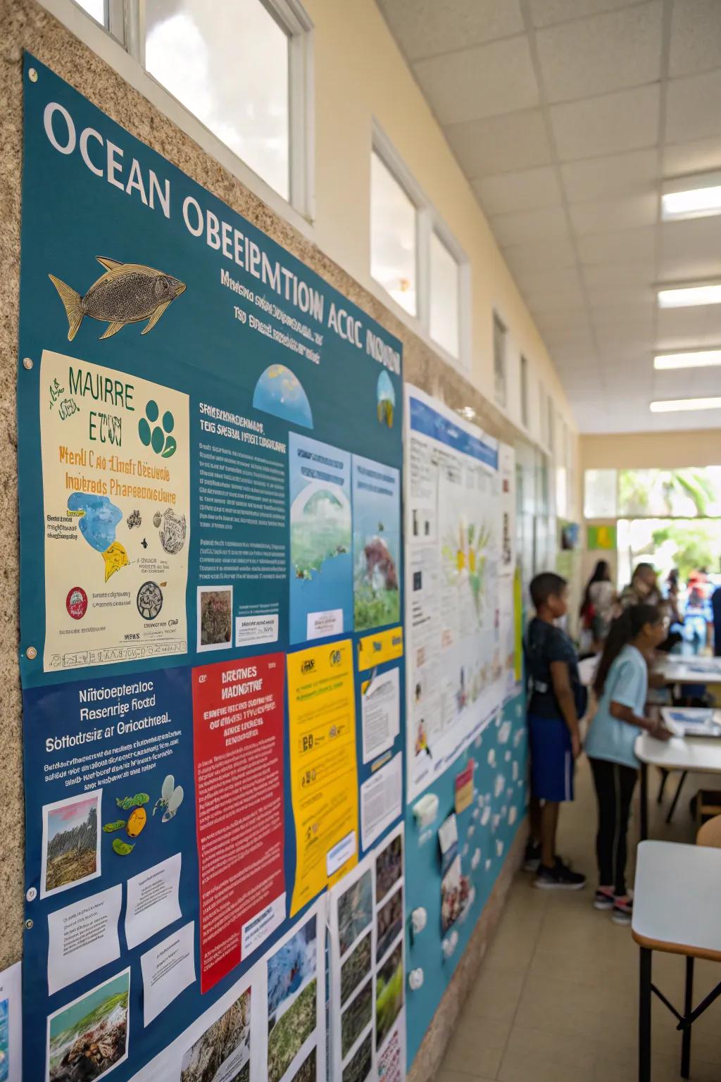 Merge aesthetics with intent by emphasizing marine protection efforts.