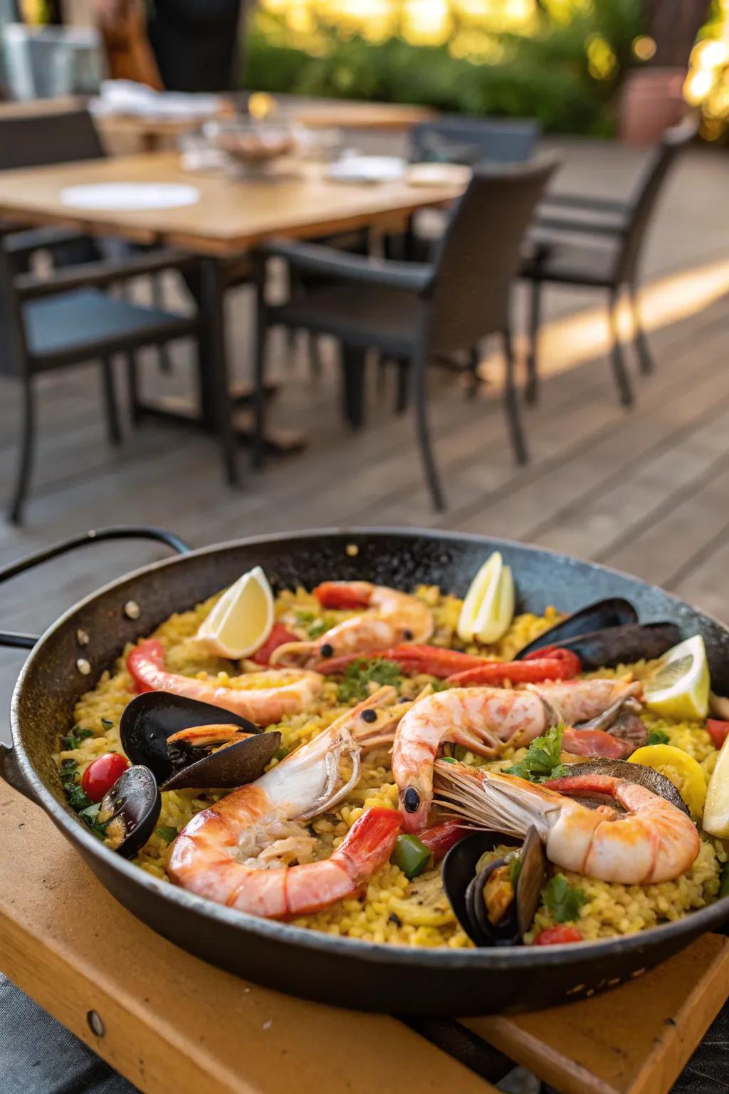 A vibrant sea harmony, ideal for sharing at your next picnic.