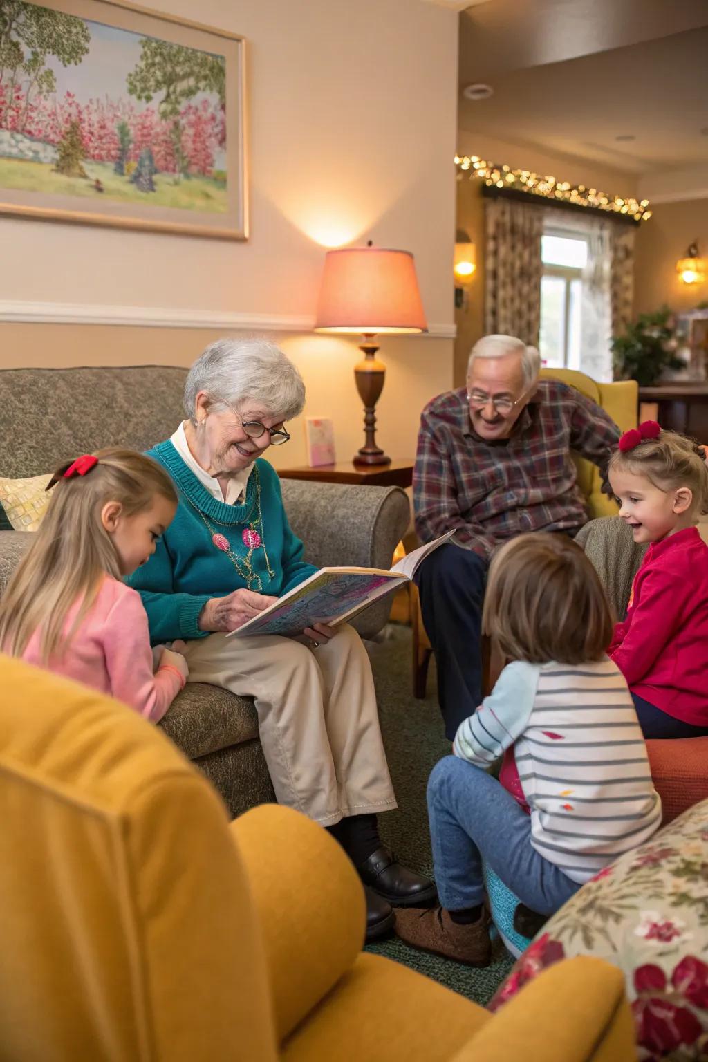 Connect generations through storytelling events.
