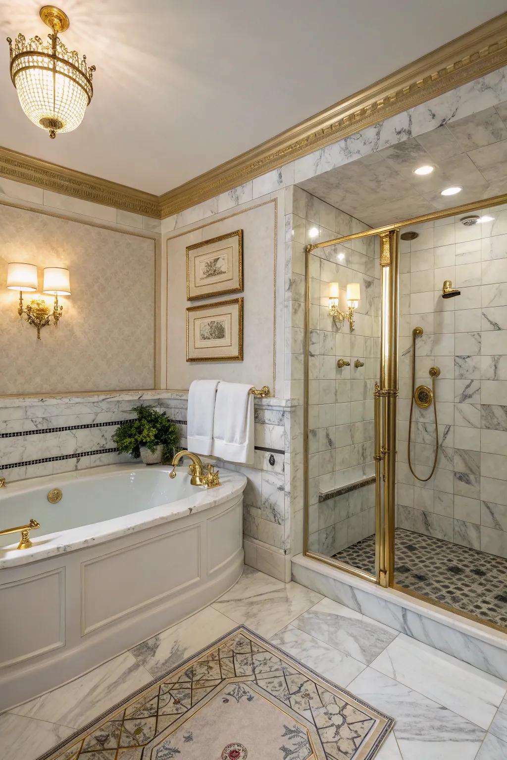 Separate spaces for a touch of elegance and functionality.