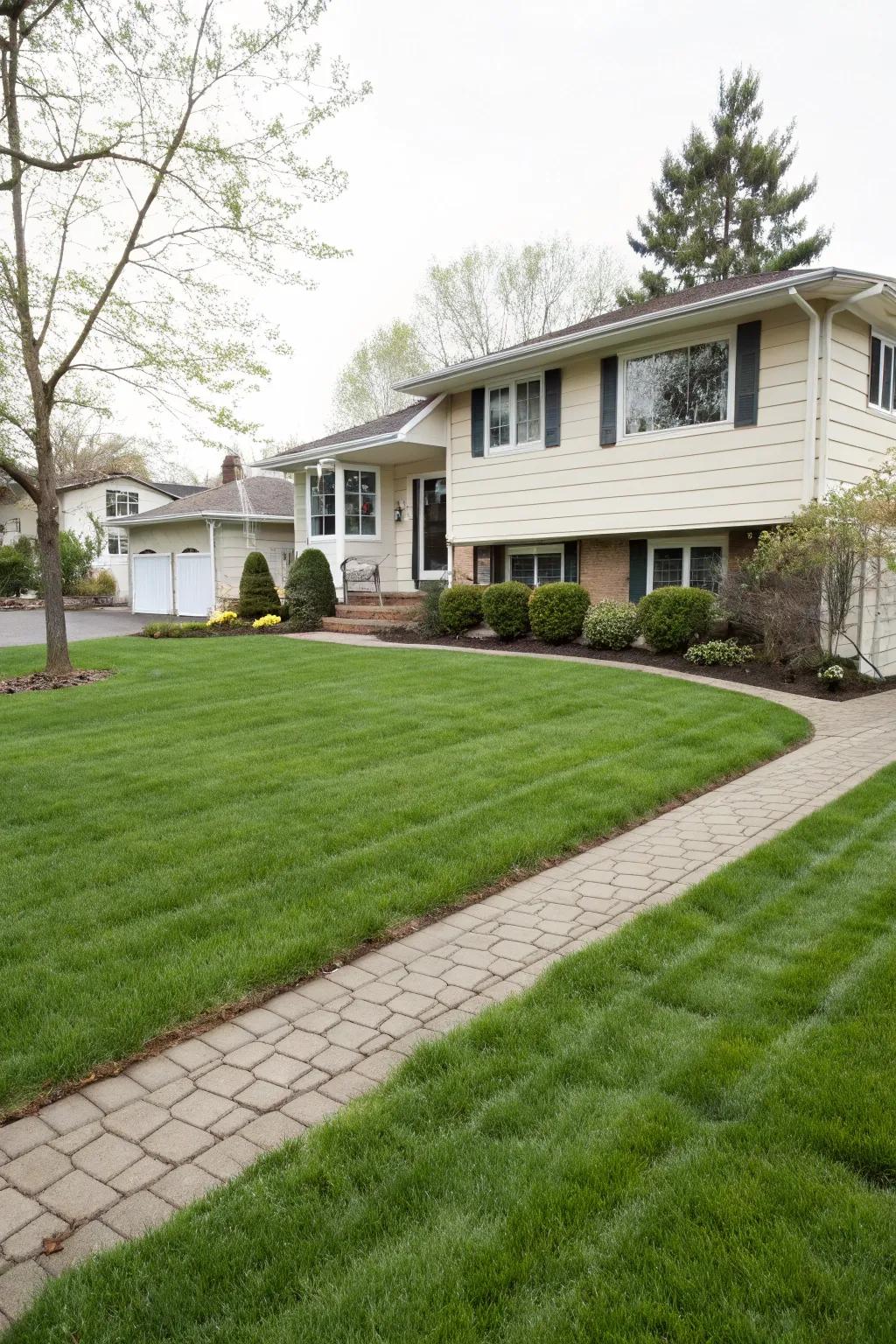A well-maintained lawn sets the stage for stunning landscaping.
