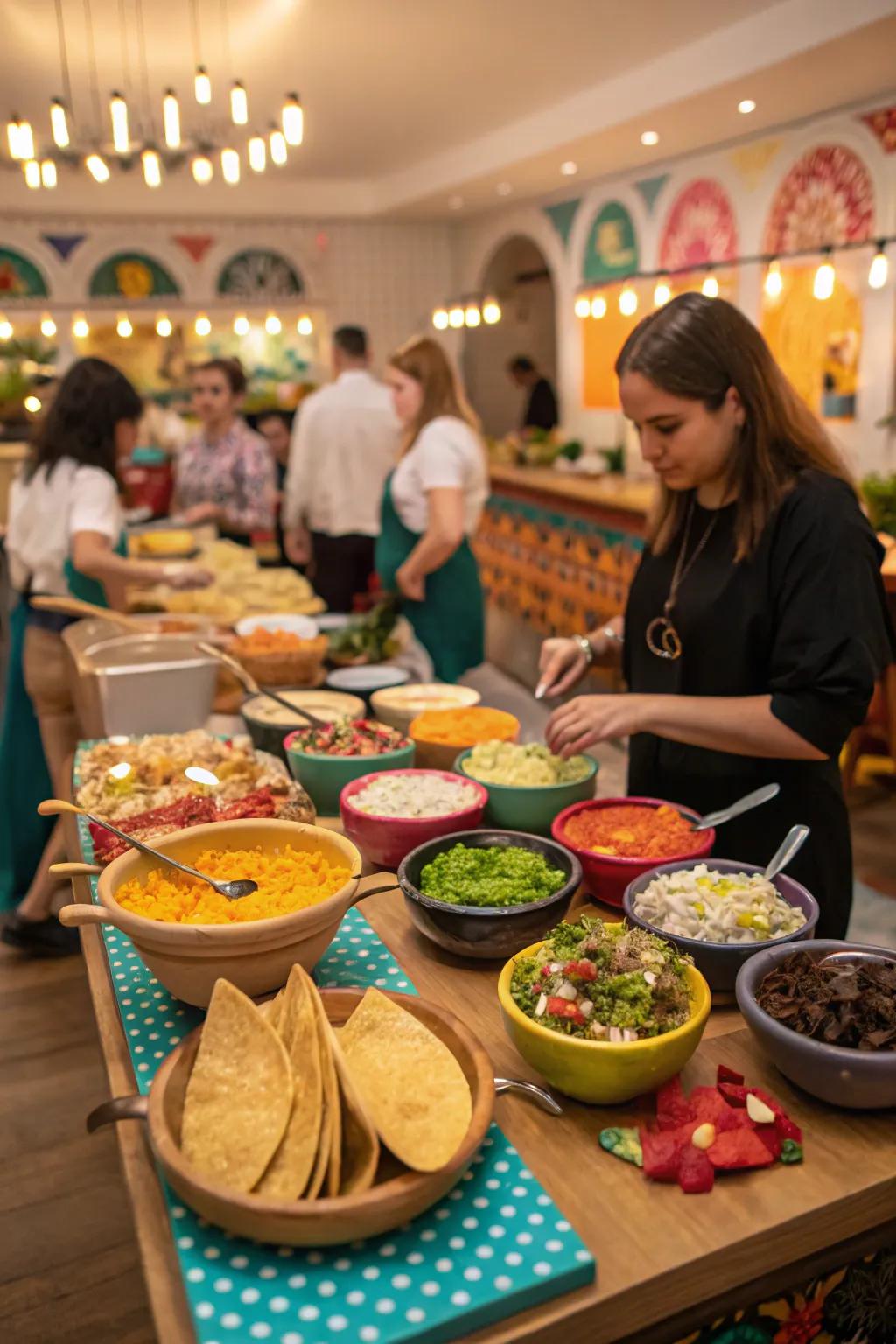 Interactive stations get guests involved and make it fun.