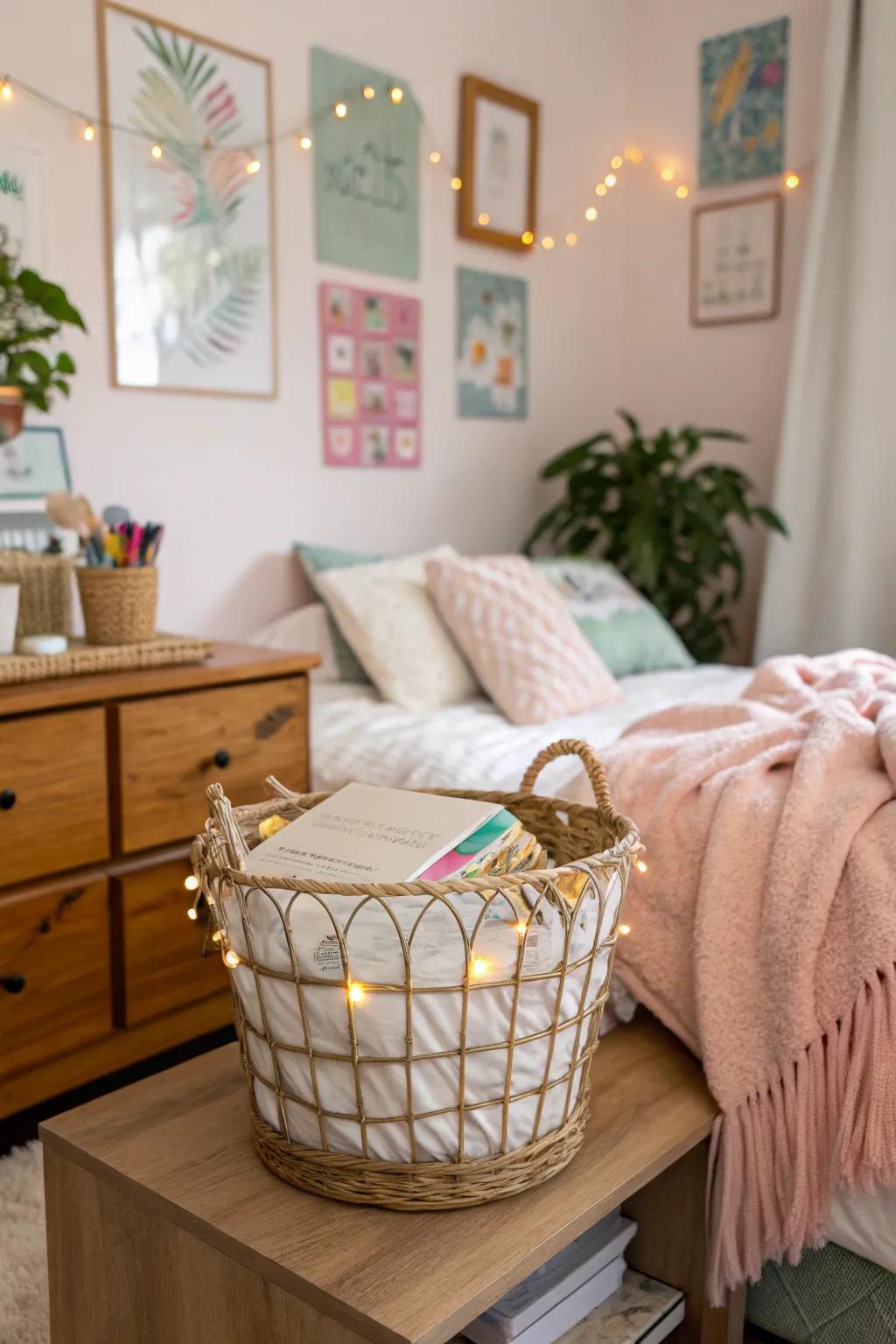 Elevate their haven with stylish interior accents integrated into the Easter basket.