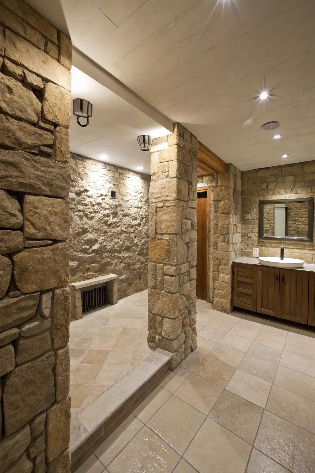 Textures add dimension and visual interest.