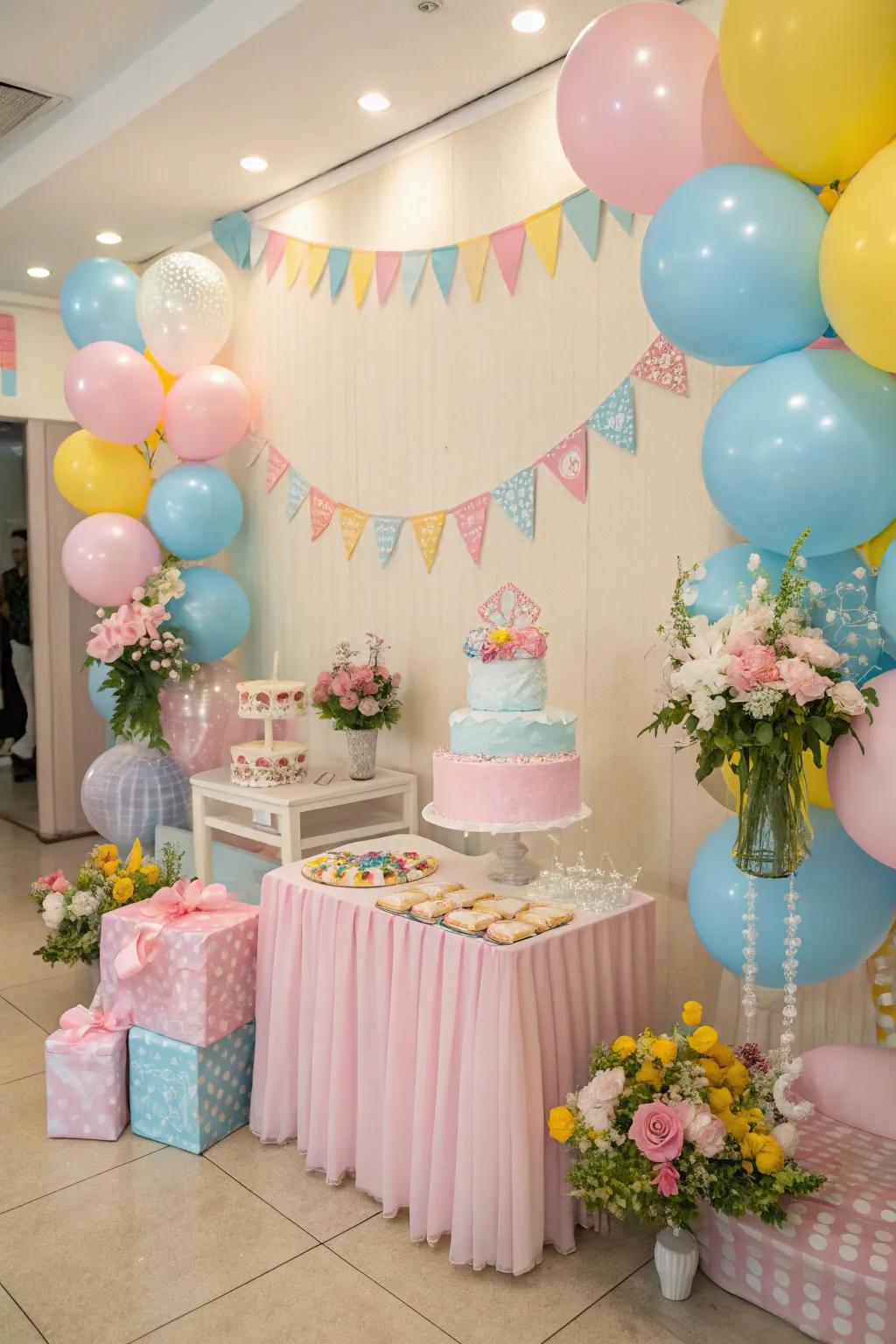 A harmonious look achieved through a thoughtfully selected color palette.