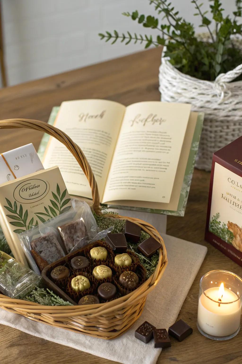 A personalized gift basket to make them feel special.