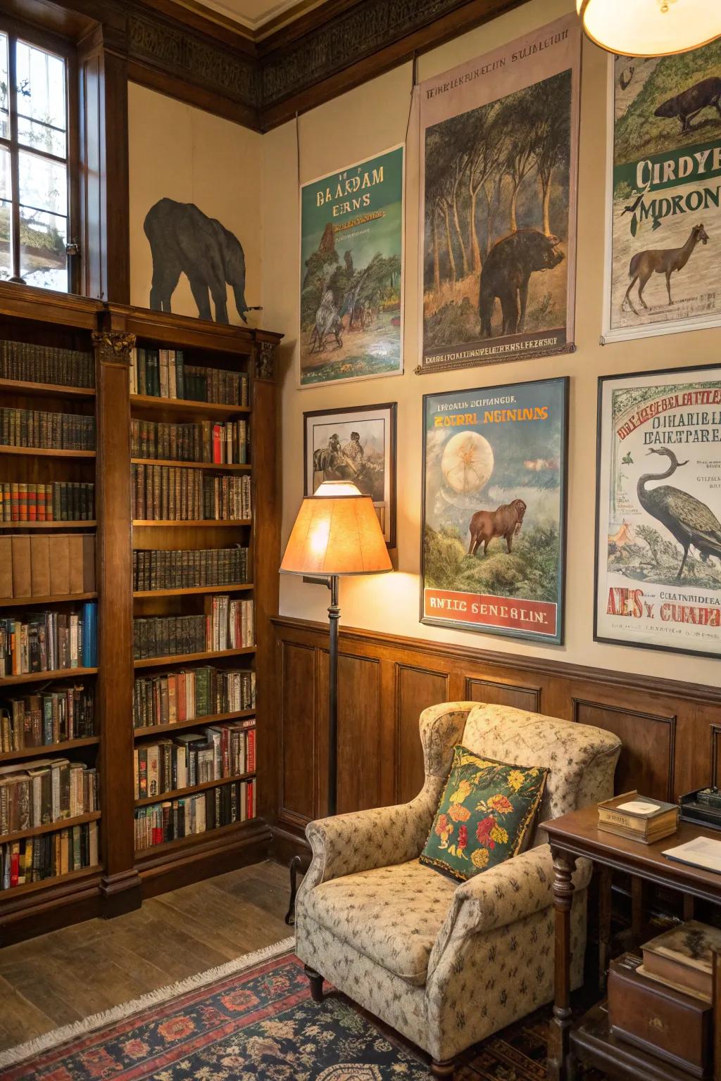 Nostalgic wildlife charm.