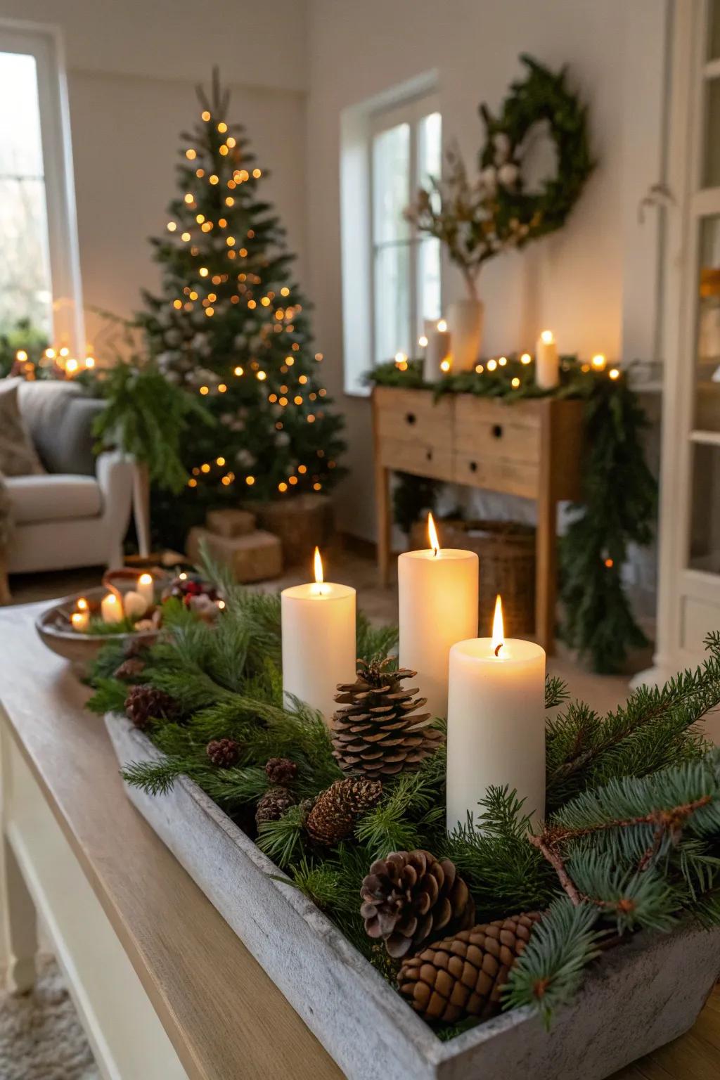 Celebrate the winter solstice with warmth and nature.