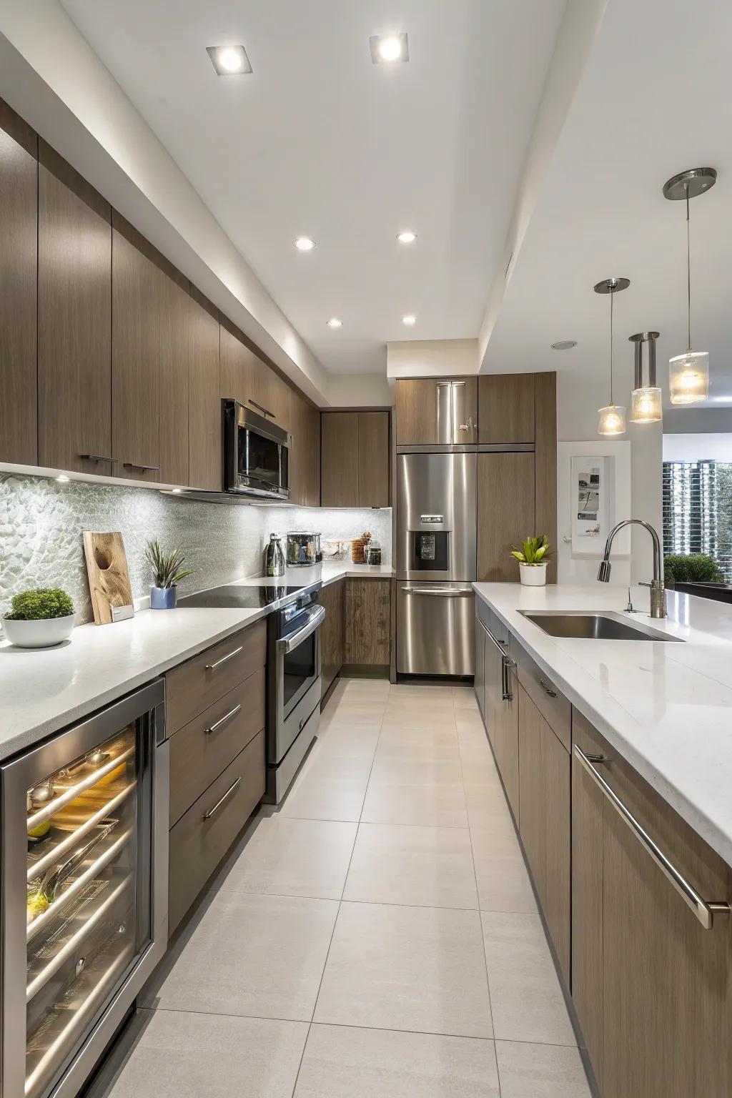 A well-designed culinary area blends efficiency with design.