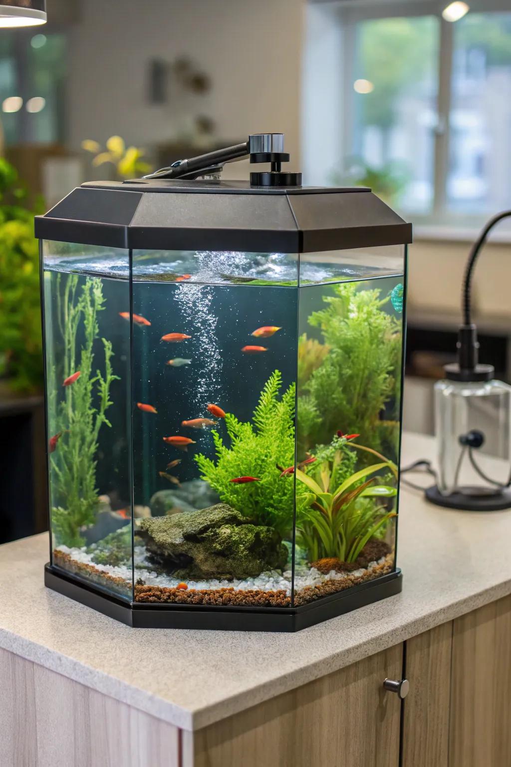 Maintain a healthful ecosystem using efficient purification.