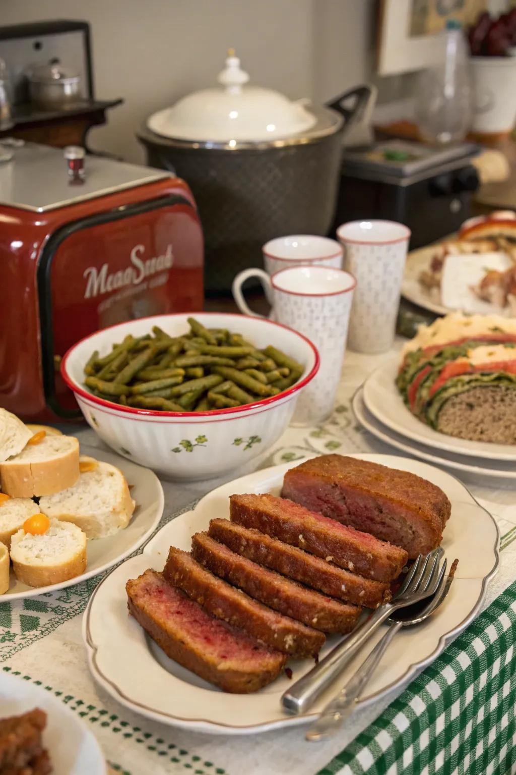 Serve your guests a menu influenced by the culinary customs of the 1940s.