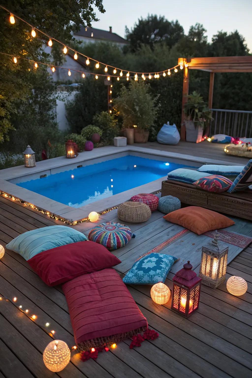 Personal touches make your pool deck distinctly yours.