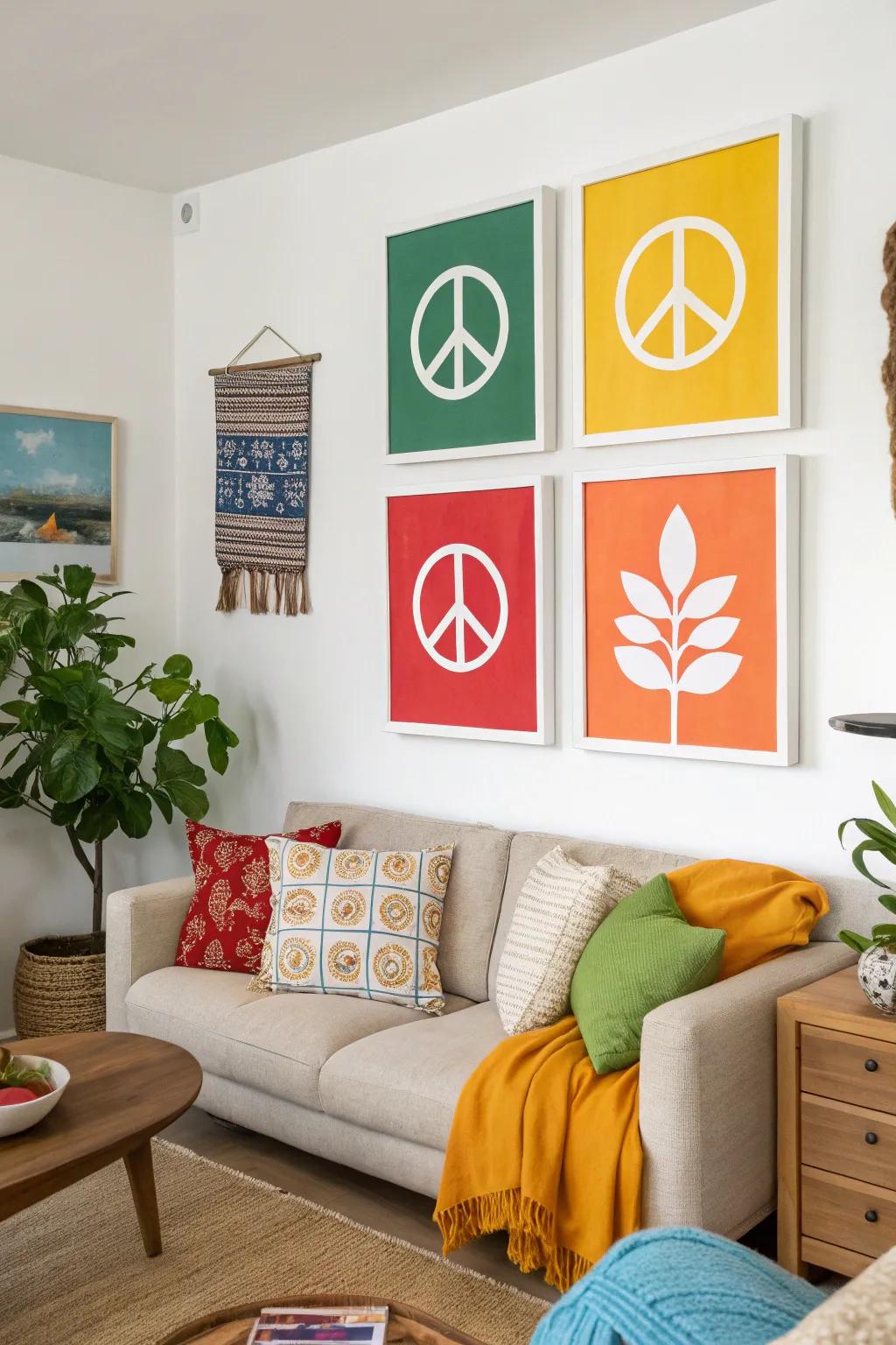 Vibrant backgrounds to spotlight your symbols