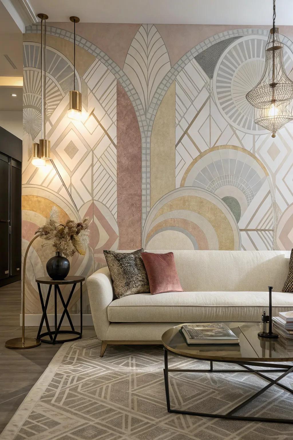 Express your individuality through artistic wallpaper designs.