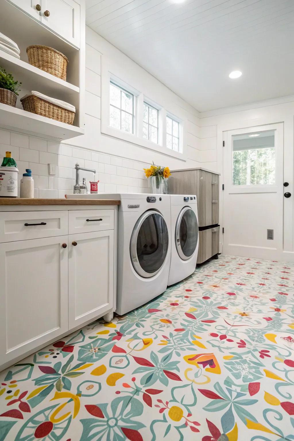 Modern vinyl coating offer distinct patterns and effortless maintenance.