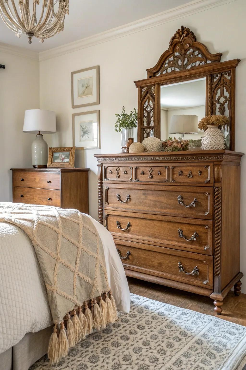 Multi-purpose furnishings merge practicality with artistic style.