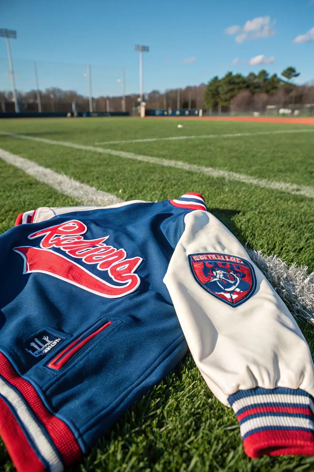 Foster a sense of unity with team identity crests on your jacket.